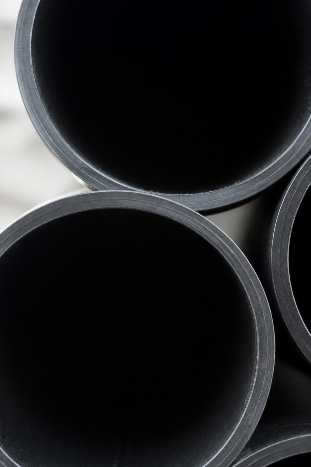 Capete de conducte HDPE, geometrie circulară